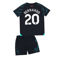 Dětský fotbalový dres Manchester City Bernardo Silva #20 2023-24 Třetí Krátký Rukáv (+ trenýrky)